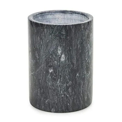 Image of New Homiu Wine Bottle Cooler Stone Design for Prosecco Champagne (Black)