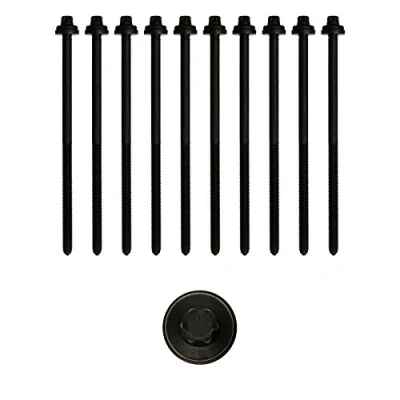 Image of LGD100040x10 Cylinder Head Bolt Kit AJUSA 81019100 Male Torx 10 MG: MG ZR Hatchback, ROVER: 600