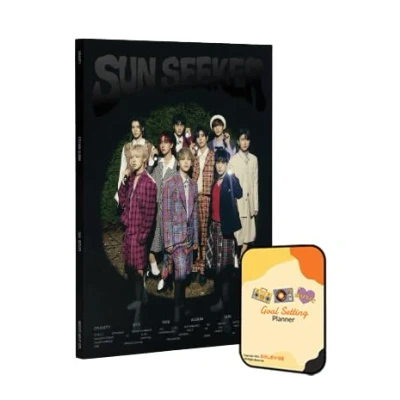 Image of CRAVITY Album ﻿Sun Seeker Night VER+Pre Order Benefits+BolsVos Exclusive K POP Inspired Digital Planner, Sticker Pack for Social Media