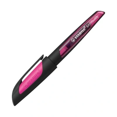 Image of Ergonomic School Fountain Pen STABILO EASYbuddy M Nib Black/Magenta
