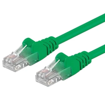 Image of Premium Cord Patch Cable UTP RJ45 Cat6 0 25 m Green