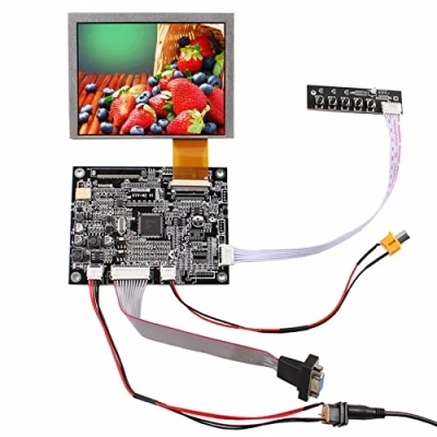 Image of VSDISPLAY 5 inch AT050TN22 640x480 50 pin TN LCD Screen and VGA AV Controller Board KYV N2 V1