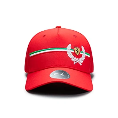 Image of Scuderia Ferrari Italian Cap Unisex Red Size: One Size