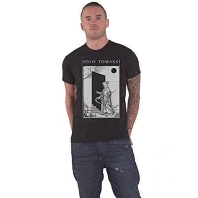 Image of Rolo Tomassi T Shirt Portal Logo Official Mens Black M