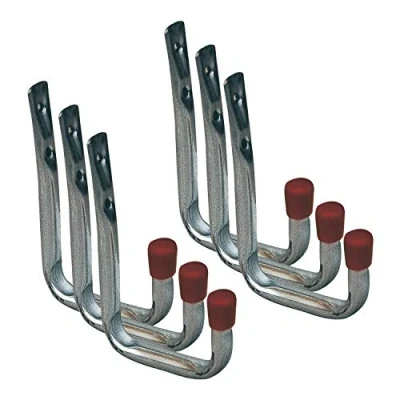 Image of vasalat SECOTEC Wall Hooks Universal U Shape 120 x 80 mm Mounting for Screwing On Pack of 6