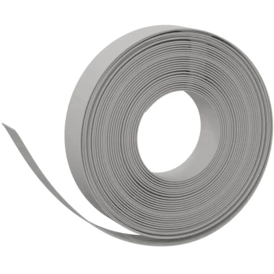 Image of vidaXL Garden Edgings 4 pcs Grey 10 m cm Polyethylene