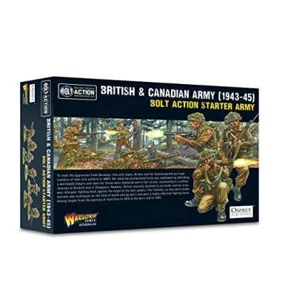 Image of British &amp; Canadian Army (1943 45) Starter for Bolt Action by Warlord Games