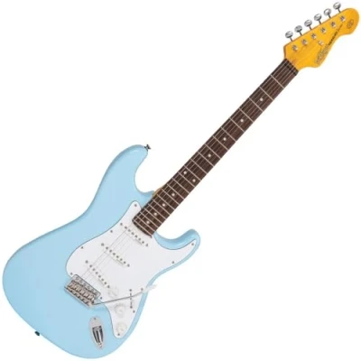 Image of VINTAGE V6 ReIssued Electric Guitar Laguna Blue