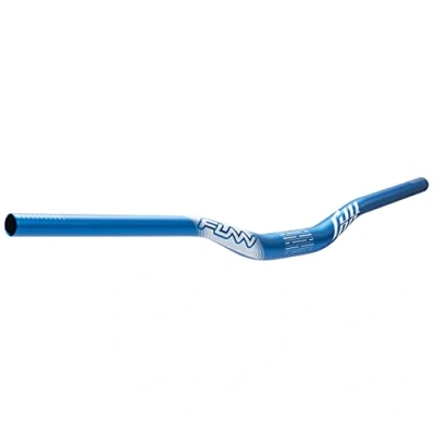 Image of Funn Full On Mountain Bike Handlebar with Bar Clamp 31.8mm and Width 785mm, Tough Lightweight Alloy Riser for MTB, BMX Road Bike, Rise 30mm MTB (Blue)