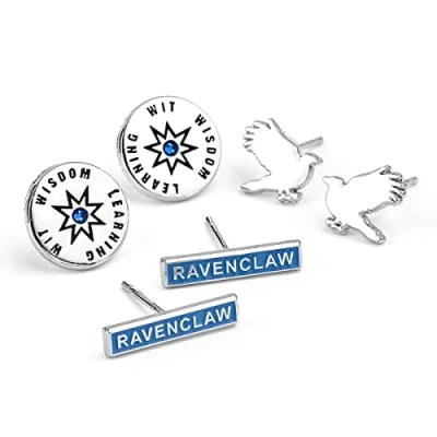 Image of Official Harry Potter Ravenclaw Set of 3 Stud Earrings