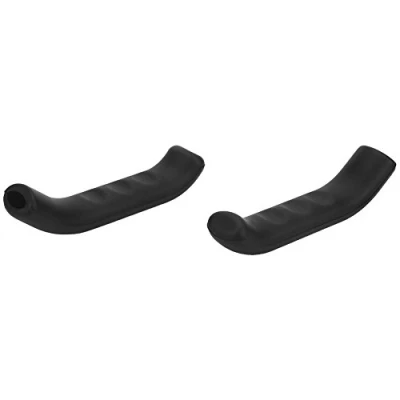Image of Keenso Bicycle Brake Lever Sleeve Grip, 5 Colors 2Pcs Silicone Anti Slip Bike Grip Cover Handle Waterproof Protector Cycling Accessory(Black)