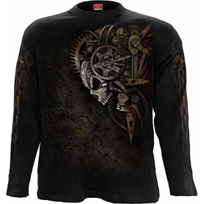 Image of Spiral Diesel Punk Longsleeve T Shirt Black XXL
