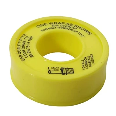 Image of Roll of Gas PTFE Teflon Tape Pipe Thread Sealing 12mm x 5M for Gases &amp; Liquids