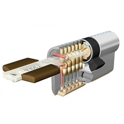 Image of Tesa TK100 Nickel Security Cylinder Tk 100 30X30 5L