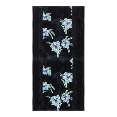 Image of Quiksilver Freshness Unisex Towel, Size: One Size, Black