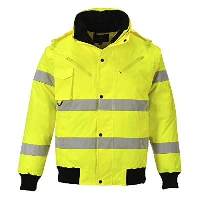 Image of Portwest Hi Vis 3 in 1 Bomber Jacket Yellow Large