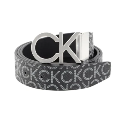 Image of Calvin Klein NEW MONO BELT Belt, Men&#039;s, Size: 32, Black monogram
