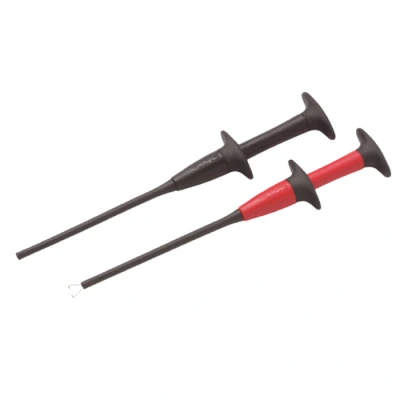 Image of Fluke AC283A Sicherheits Abgreifklemmen Set female 4mm CAT IV 600 V, III 1000V Rot, black