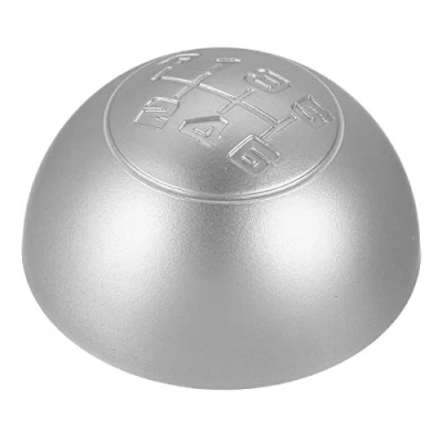 Image of 6 Speed Gear Stick Knob Cap Cover 55346345 Silver For Alfa Romeo Giulietta 2010