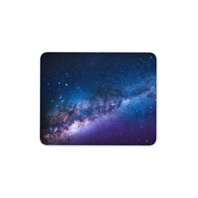 Image of Destination Vinyl ltd Galaxy Mouse Mat Pad Milky Way Space Stars Fun PC Computer #8499