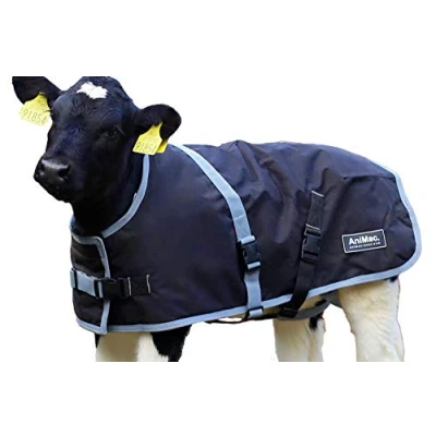 Image of AniMac Super Calf Jacket Premium Synthetic Waterproof Coat both Breathable and Anti Bacterial Suitable for Goats, Alpaca, Sheep, Calves (24&quot; Medium)