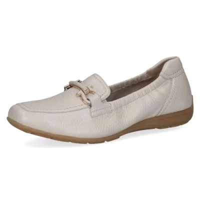Image of CAPRICE Women&#039;s 9 24654 42 Loafer Flat, White Orange, 9.5 UK