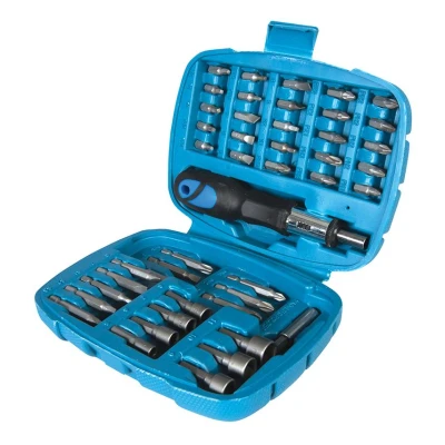 Image of Silverline Ratchet Screwdriver Bit &amp; Socket Set 45pce