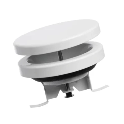 Image of Ø 80mm / 3&#039;&#039; Adjustable Diffuser Air Supply Valve Ventilation Ducting Cover Metal White
