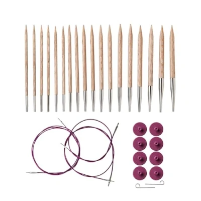 Image of Options Sunstruck Wood Interchangeable Needle Set