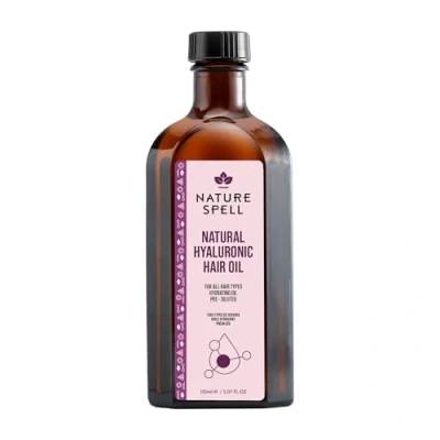Image of Nature Spell Hyaluronic Acid Hair Oil 150ml Natural Treatment &amp; Body Suitable for All Types