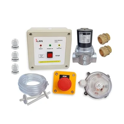 Image of iLAN Gas Interlock System Minder Kit, Complete Pack, Including Solenoid Valve 1.1/4&quot;