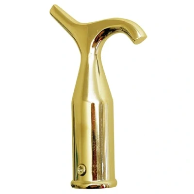 Image of Window Pole Hook (Head Only) Compatible with Telescopic Suitable for Loft Hatches, Blinds, Attic Ladders, Velux, and Other Skylight Windows (Brass)