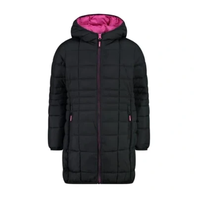 Image of CMP KID coat FIX HOOD Unisex Winter for kids, Size: 8y, Antracite