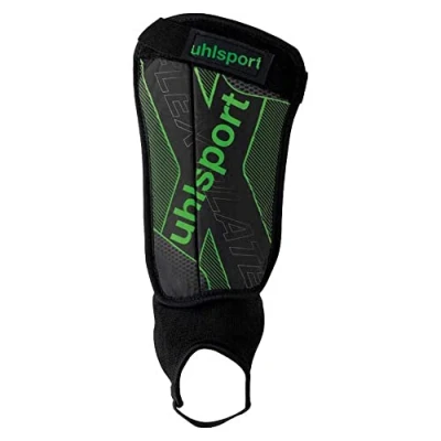 Image of UHLSPORT Flex Plate Protector Black/Fluo Green/Silver S