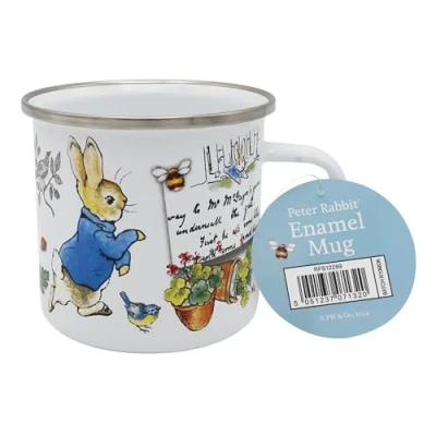Image of Peter Rabbit Enamel Mug by Robert Frederick