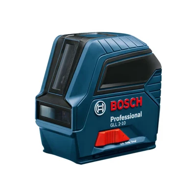 Image of Bosch Professional Laser Level GLL 2 10 (red laserLaser, Working Range: up to m, 3x Batteries AA, Pouch)