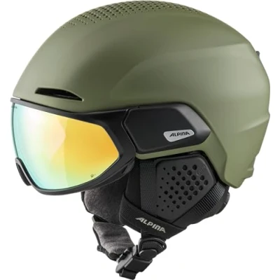 Image of Alpina Alto Q Lite Ski Helmet With Visor