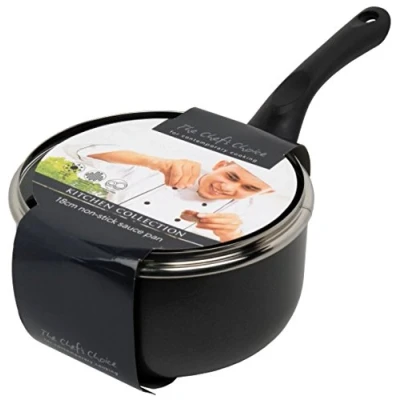 Image of Bronze Collection AFS016 Non Stick Sauce Pan and Lid, 16 cm, Multicolour