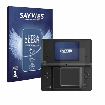 Image of Savvies 6 Pack Screen Protector compatible with Nintendo DSi Protection Film Clear