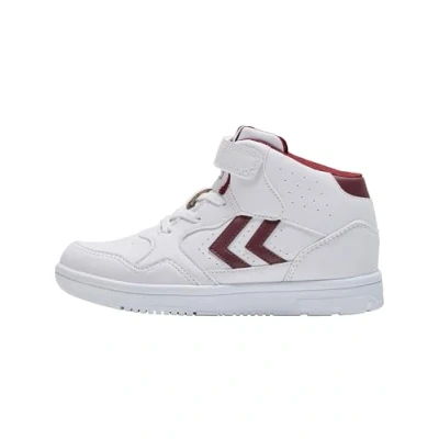 Image of hummel Camden HIGH JR Sneaker, White/RED, 0 UK