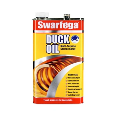 Image of Swarfega Duck Oil Multi Purpose Lubricant, Rust Protector, Releases Rusty Bolts, Light Degreaser, Silicone Free, 5L Can