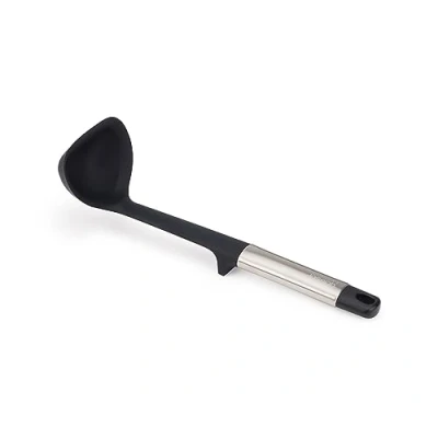 Image of Joseph Elevate Silicone Ladle Spoon, BPA Free, Heat Resistant Non Stick Kitchen Utensil, Weighted Stainless Steel Handle