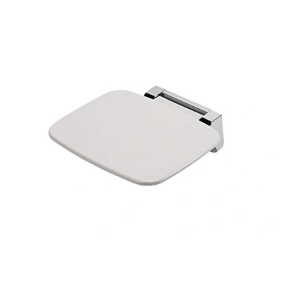 Image of Croydex White &amp; Chrome Shower Seat