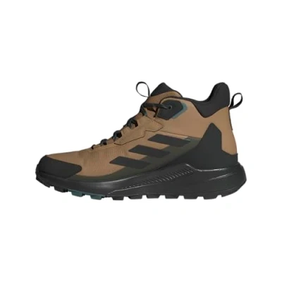 Image of adidas Men&#039;s Terrex Anylander Mid RAIN.RDY Hiking Shoes, Cardboard/Core Black/Shadow Olive, 7.5 UK