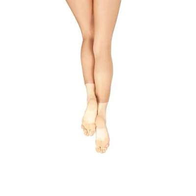 Image of Capezio Women&#039;s Ultra Shimmery Footless Tights, Toast, S UK