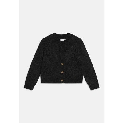 Image of Name it Nkfholly CARD NOOS Cardigan for kids, Size: 9 10y, Dark grey melange