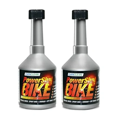 Image of Cataclean Powershot Bike Complete Fuel &amp; Exhaust Cleaner Catalytic Converter, Valve Injector Additive for Performance Efficiency Emissions Reducer 2 x 250ml