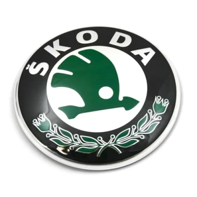Image of Skoda 3U0853621B MEL, emblem, logo, front bonnet badge