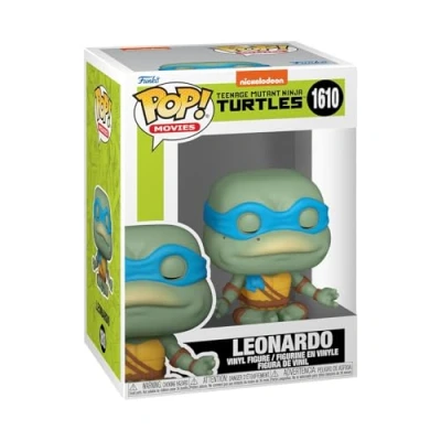 Image of Funko Pop! Movies: Teenage Mutant Ninja Turtles (TMNT) Leonardo (Meditating) TMNT 1990 Collectable Vinyl Figure Gift Idea Official Merchandise Toys for Kids &amp; Adults Movies Fans