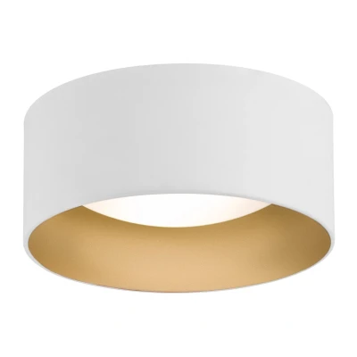 Image of Mohito Flush Ceiling 2 Light White Structure Outside, Gold Inside